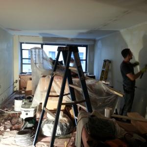 Durring renovation 74 street 